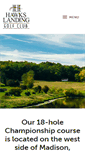 Mobile Screenshot of hawkslandinggolfclub.com